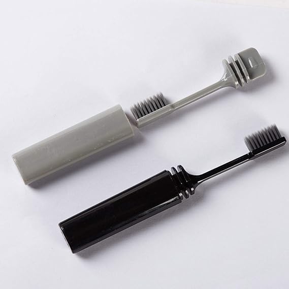 Travel Folding Toothbrush | Compact Portable Toothbrush for Travel, Office, Camping & Outdoor Use | Foldable Design with Soft Bristles | Hygiene Dental Care Tool