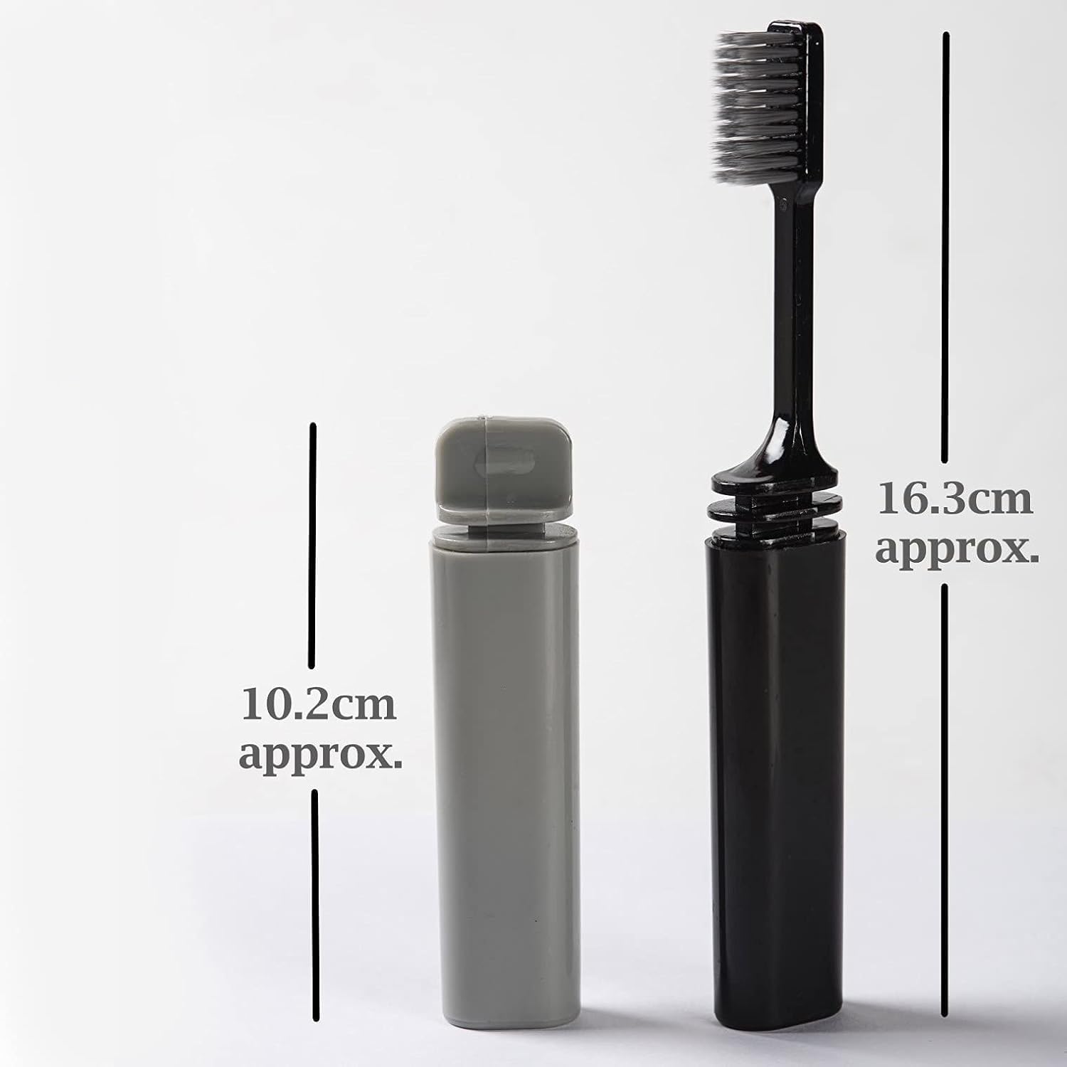 Travel Folding Toothbrush | Compact Portable Toothbrush for Travel, Office, Camping & Outdoor Use | Foldable Design with Soft Bristles | Hygiene Dental Care Tool