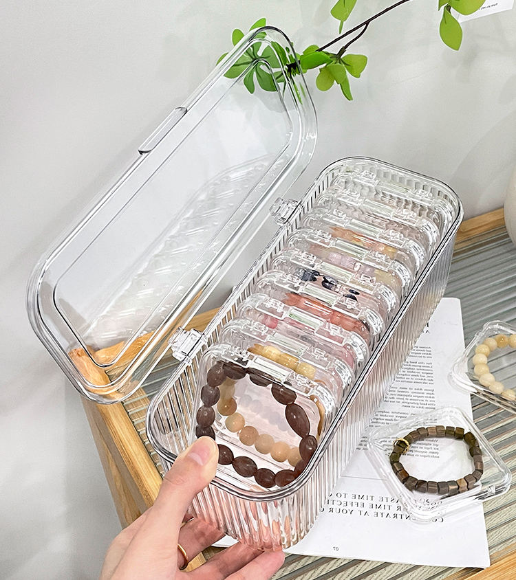 Acrylic Jewellery Organizer 14 Pcs Mini Compartment Storage Box