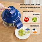 Electric Grape Peeling Machine – USB Rechargeable Automatic Fruit & Garlic Peeler with 5 Stainless Steel Blades