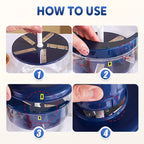 Electric Grape Peeling Machine – USB Rechargeable Automatic Fruit & Garlic Peeler with 5 Stainless Steel Blades