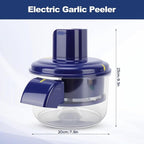 Electric Grape Peeling Machine – USB Rechargeable Automatic Fruit & Garlic Peeler with 5 Stainless Steel Blades