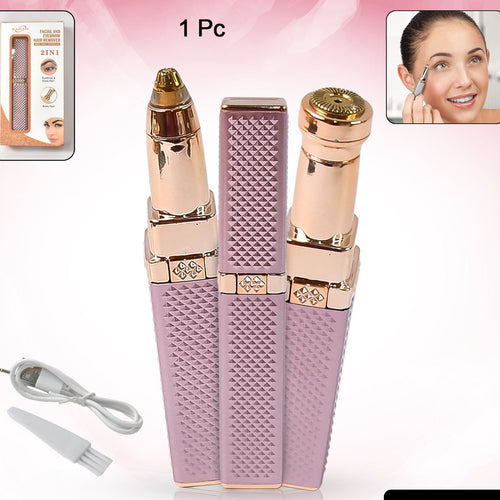 2-in-1 Eyebrow Razor  Painless Hair Shaver (1 Pc)