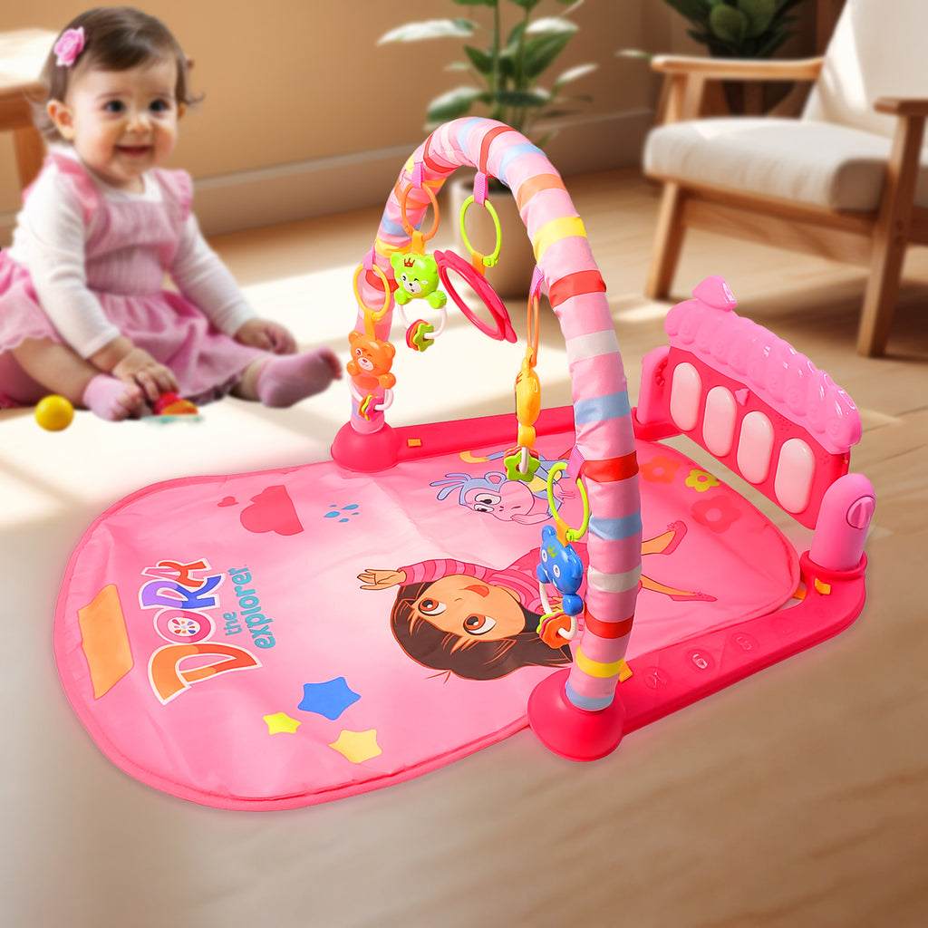 2in1 Baby Kick And Play Piano Gym Mat  Fitness Rack (1 Set)