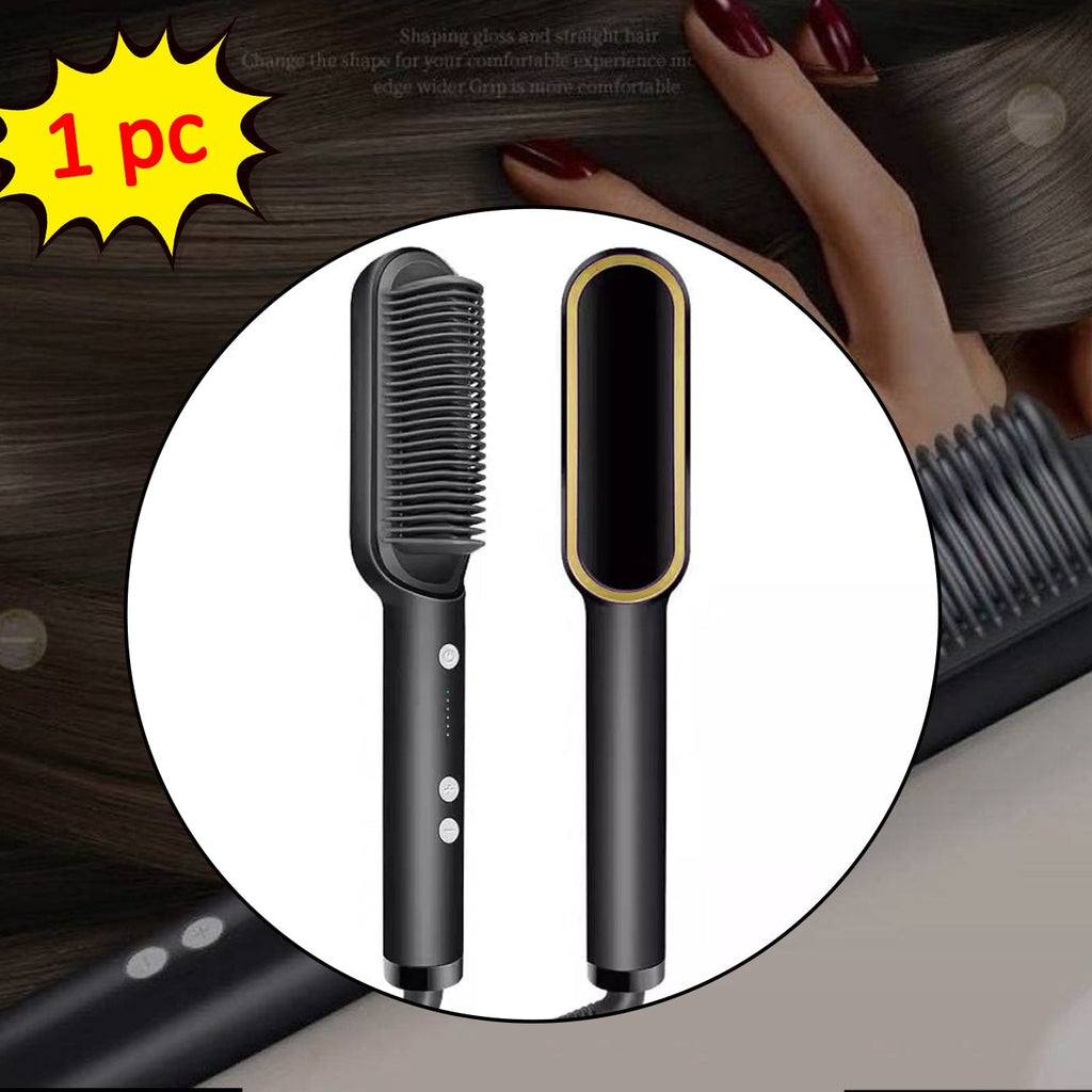 6168 Hqt-909b Hair Straightener Used While Massaging Hair Scalps And Head.