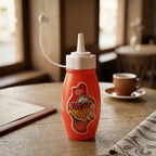 Small Plastic Squeeze Sauce Bottle For Pizza Ketchup Mayonnaise Dispensing (1 Pc)