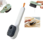 17928 Multifunctional Scrubbing Brush With Liquid  Soap Dispenser Cleaning Brush With Liquid  Soap Dispenser Shoe Brush For Cleaning Cloth Cleaning Brush With Handleliquid Shoe Brush For Shoe Clothes (1 Pc)