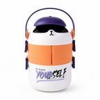 Cute Cartoon Double Layer Lunch Box (1 Pc)