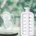 5359 Ice Tray Foldable Ice Cube Molds With Lid2-in-1 Ice Box Ice Cube Speeder Ice Ball Maker Ice Cube Making Bottle14-ice Balls For Outing Camping Hiking