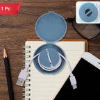 Compact Plastic Cable Organizer Case (1 Pc)