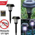 Garden Lighting Uv Led Solar Powered Led Mosquito Trap  Bug Zapper  (2 Pc)