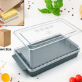 5848 Butter Storage Box With Slicer For Easy Cuttingcheese Butter Organizer Dispenser For Kitchen Refrigeratortransparent Plastic Butter Box With Lidbutter Cutter Slicer Storage Tray (1 Pc)