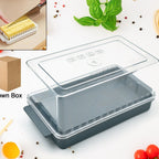 5848 Butter Storage Box With Slicer For Easy Cuttingcheese Butter Organizer Dispenser For Kitchen Refrigeratortransparent Plastic Butter Box With Lidbutter Cutter Slicer Storage Tray (1 Pc)
