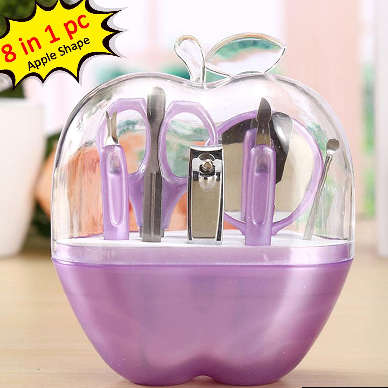 1491 8 In 1 Apple Shape Manicure Set