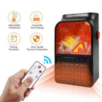 Portable Electric Fireplace Lamp Led Flame Heater (900w  1 Pc)