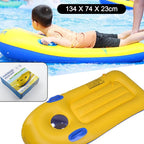 8029 Inflatable Surfboard For Kids Inflatable Bodyboard For Children With Handles Portable Surfboard For Children Outdoor Pool Beach Floating Mat Pad Water Fun