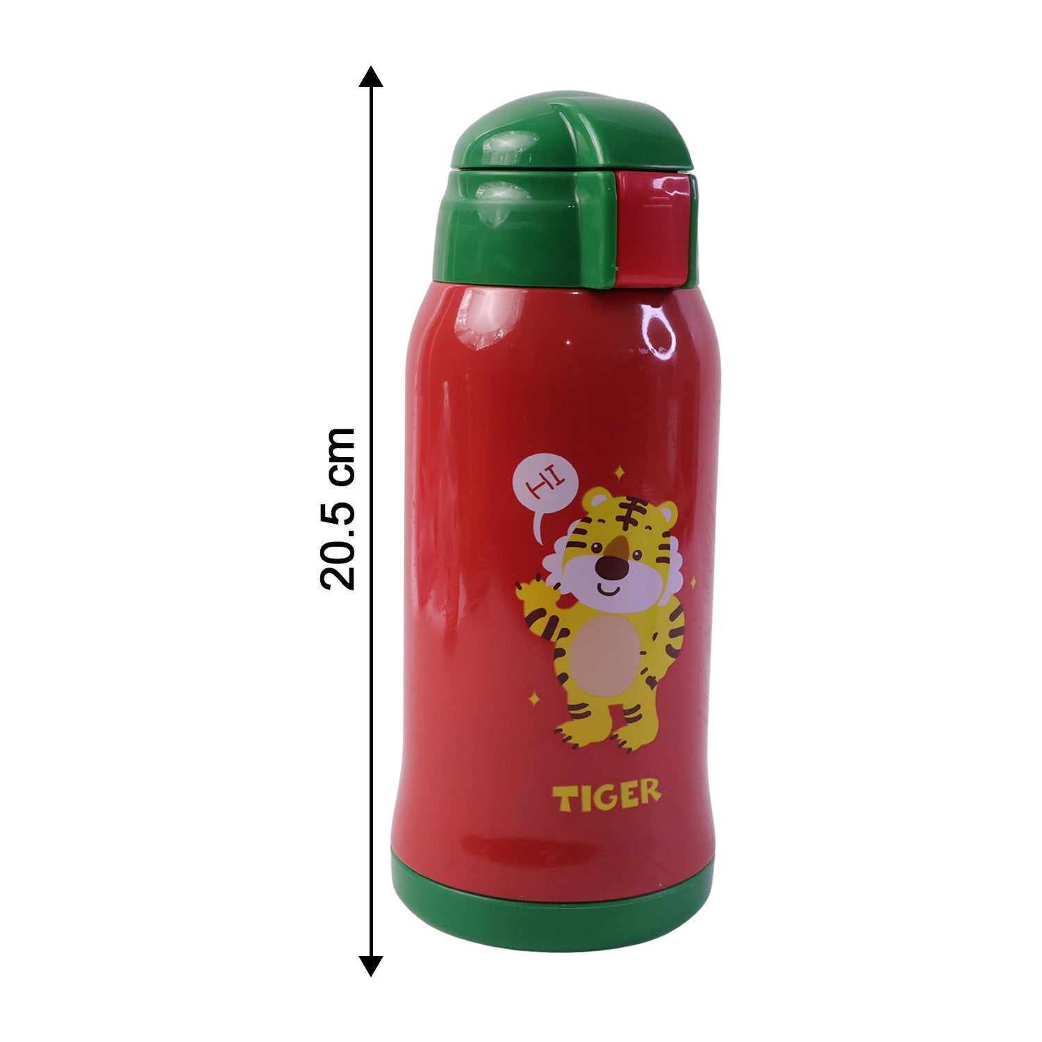550 Ml Kids Cartoon Printed Water Bottle With Straw And Carry Sling Bag