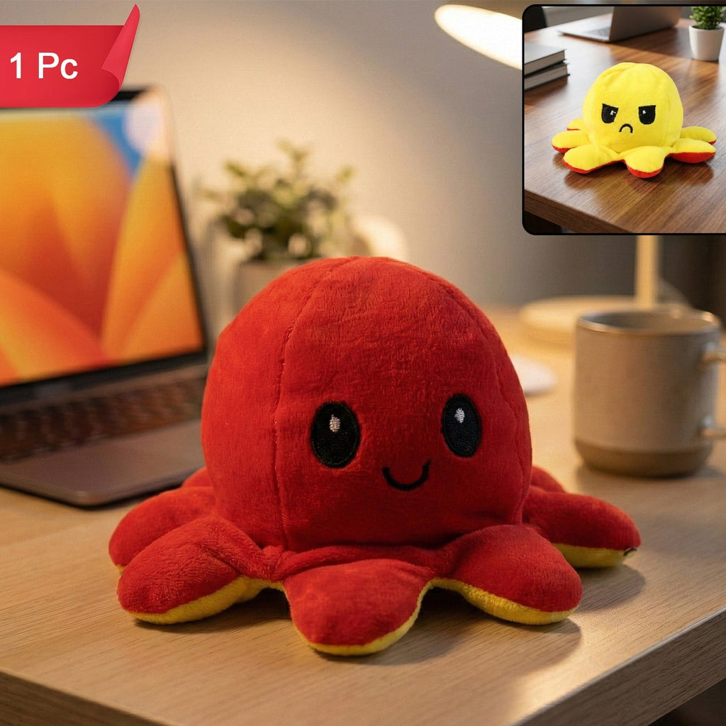 Reversible Octopus Mini Plush Toy  (1 Pc)