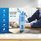 6480 Alkaline Water Bottle With Food Grade Plastic Stylish And Portable