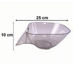 Fruit  Vegetable Washing Strainer Basket For Kitchen Sink Drain Basket With Funnel (1 Pc)