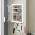 Large Wall-mounted Kitchen Storage Cabinet Set