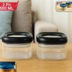 Supermom Plastic Twist  Lock Storage Container Set (500ml  2 Pc )