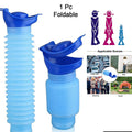 Urinal Foldable Portable Wee Bottle (750 Ml  1 Pc)