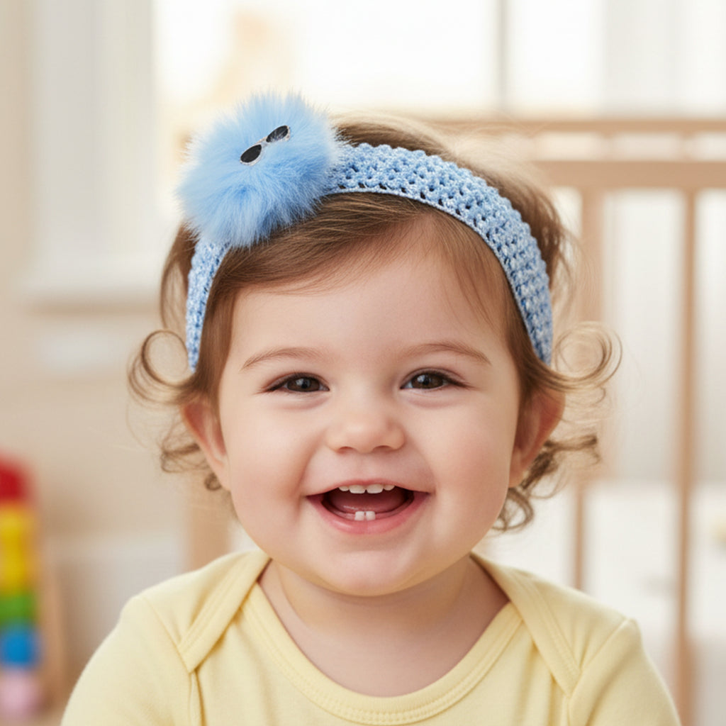 Baby Girls Cute Hair Band With Soft Elastic Stretch Headband (1 Pc)
