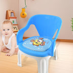 Plastic Multipurpose Strong And Durable Baby Chair With Cushion Base (1 Pc)